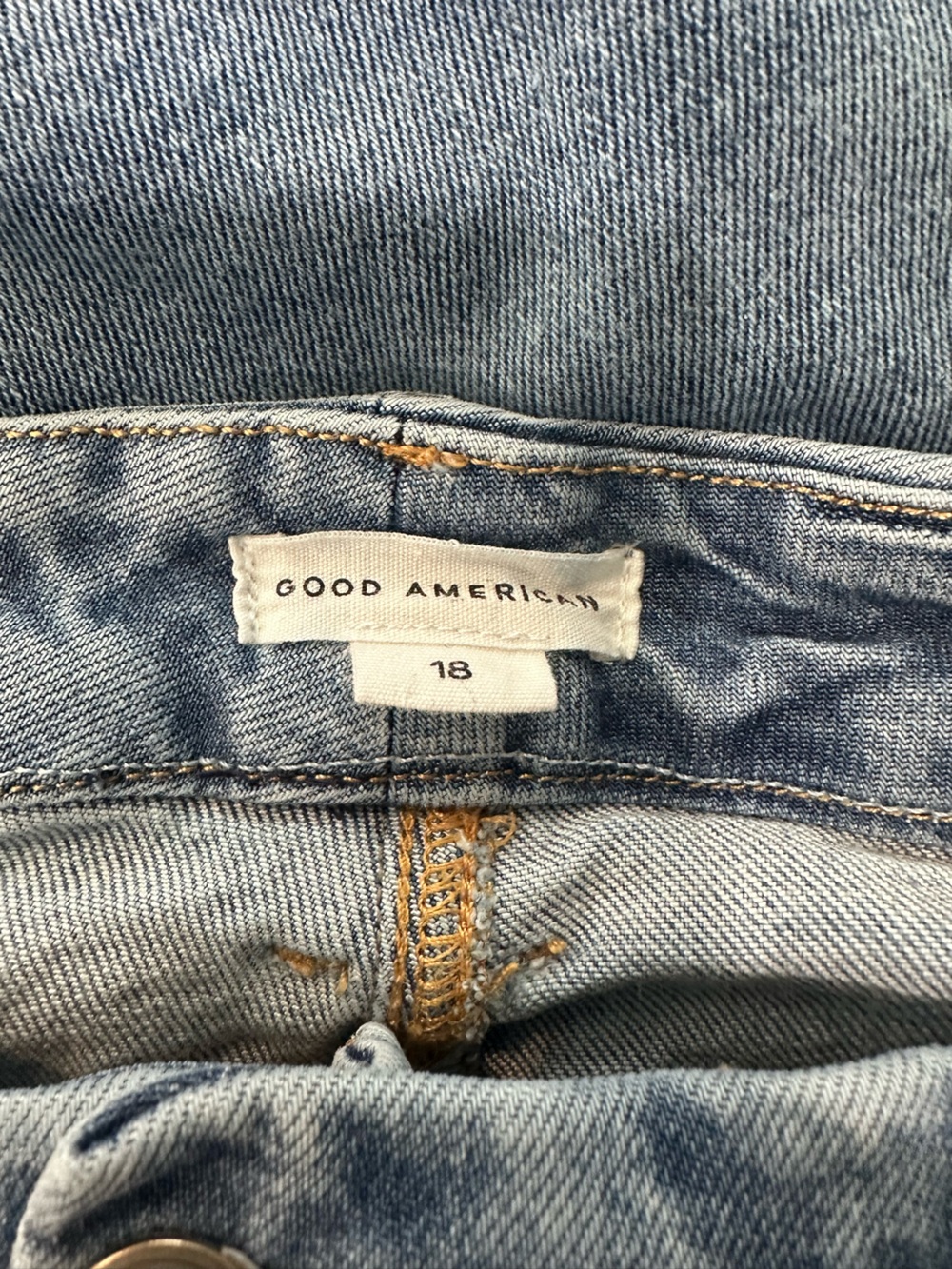 Good American Good Curve Straight Women’s Size 18 Jeans | GCST220T in Indigo539 - Picture 6 of 7